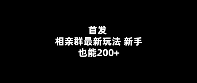 獨家揭秘相親群新手200+秘籍-愛分享導航