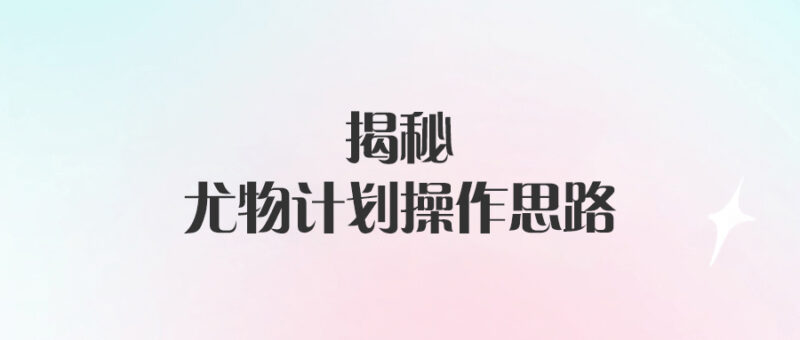 尤物計劃：揭秘背后的策略與操作-愛分享導航