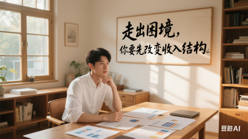 走出困境，你要先改變收入結構-愛分享導航