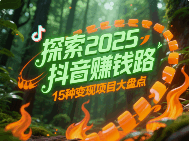 2025年抖音賺錢的方式有哪些?盤點15種變現(xiàn)最快的抖音賺錢項目-愛分享導航