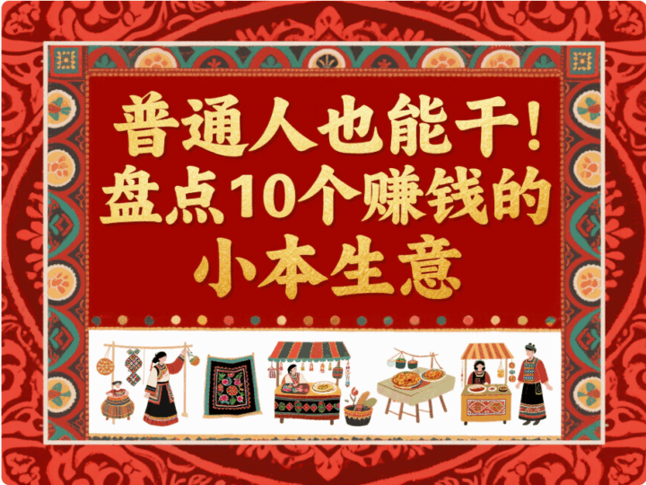 普通人也能干!盤點10個賺錢的小本生意-愛分享導航