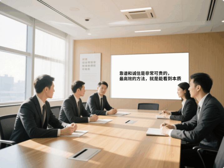 靠譜和誠信是非常可貴的，最高效的方法，就是能看到本質-愛分享導航