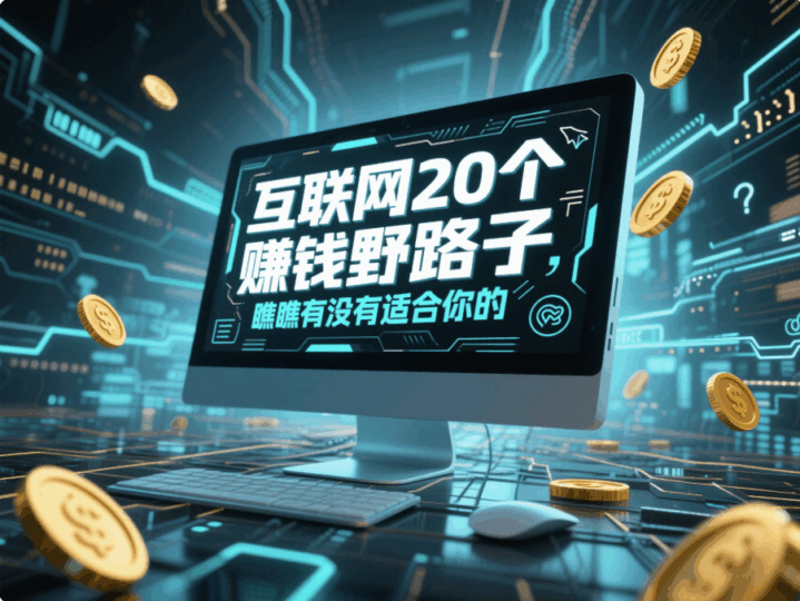 互聯網20個賺錢野路子,瞧瞧有沒有適合你的-愛分享導航