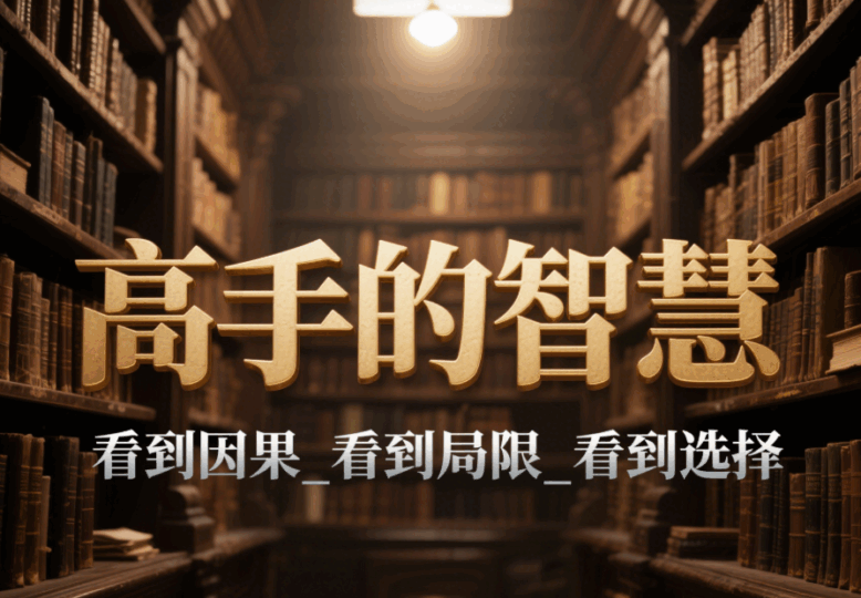 高手的智慧：看到因果_看到局限_看到選擇-愛分享導航