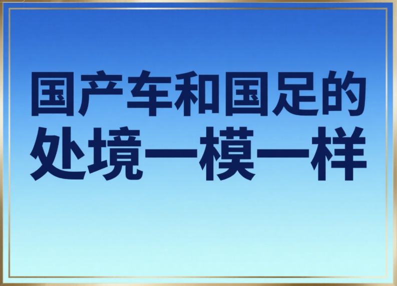 國(guó)產(chǎn)車和國(guó)足的處境一模一樣-愛分享導(dǎo)航