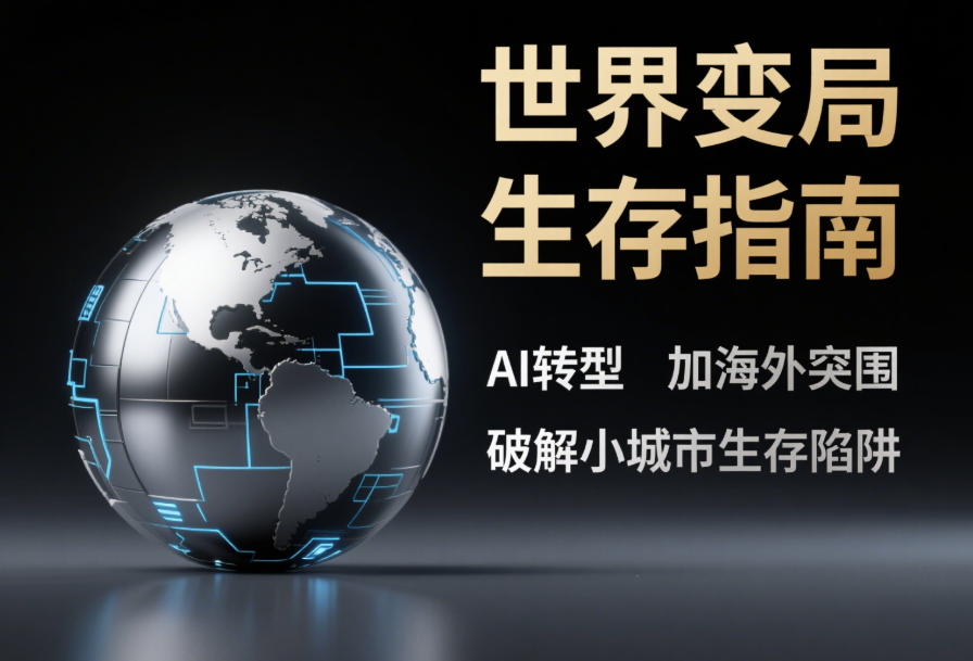 圖片[1]-世界變局生存指南_AI轉型加海外突圍_破解小城市生存陷阱-愛分享導航