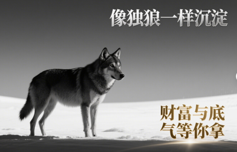 像獨狼一樣沉淀-財富與底氣等你拿-愛分享導航