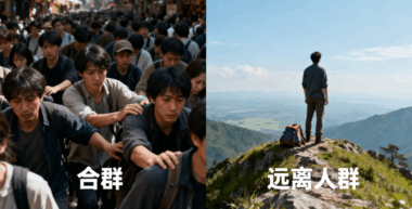 掙錢就是為了遠離人群-而不是合群-愛分享導航